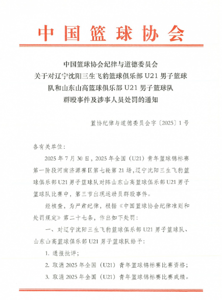 对群殴事件, 停赛八场, 标赛比赛资